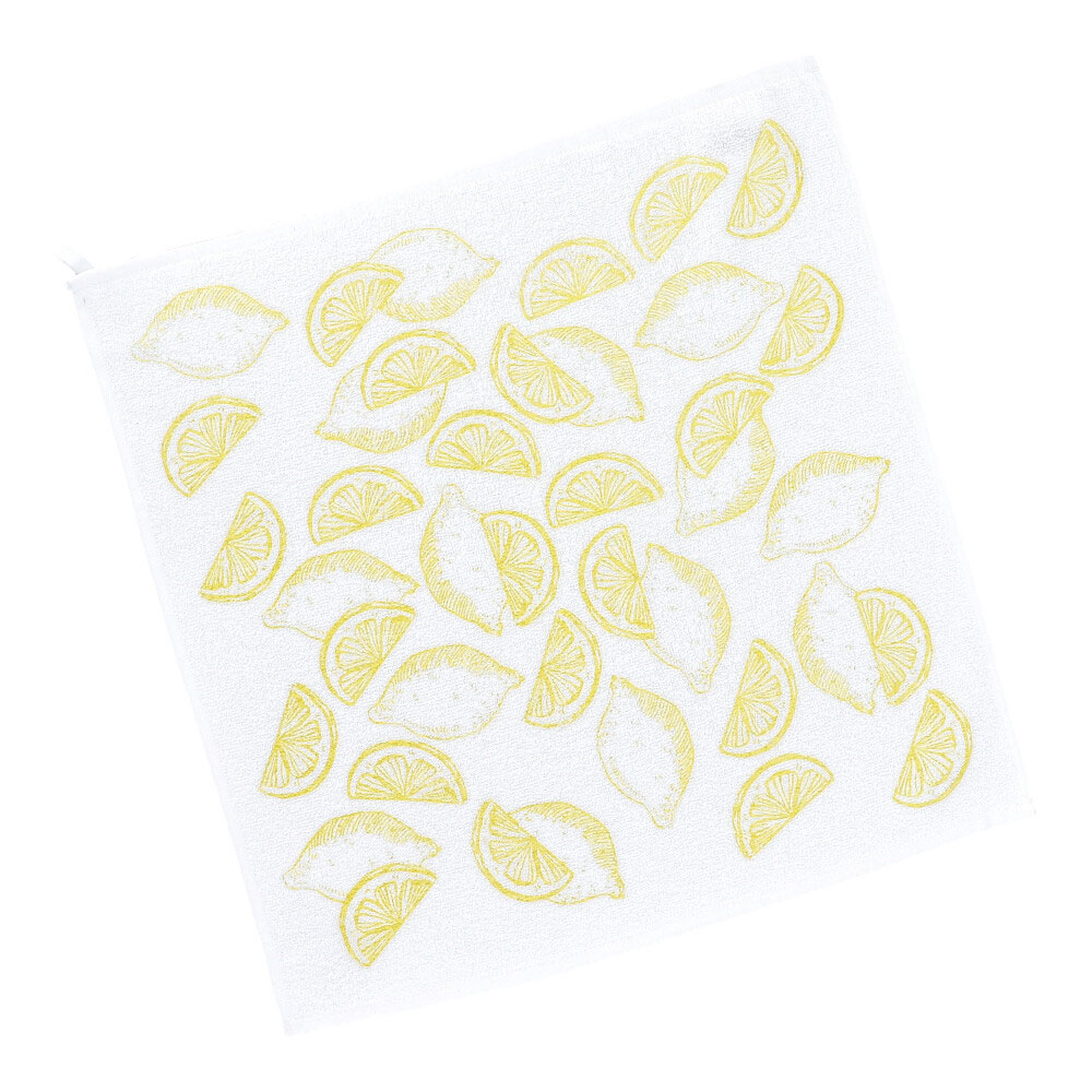 Geschirrtuch Frottee - Gelb, Größe: 50 x 50 cm