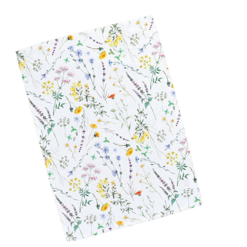 Geschirrtuch "Wildflower" - Mittel Gelb, Größe: 50 x 70 cm