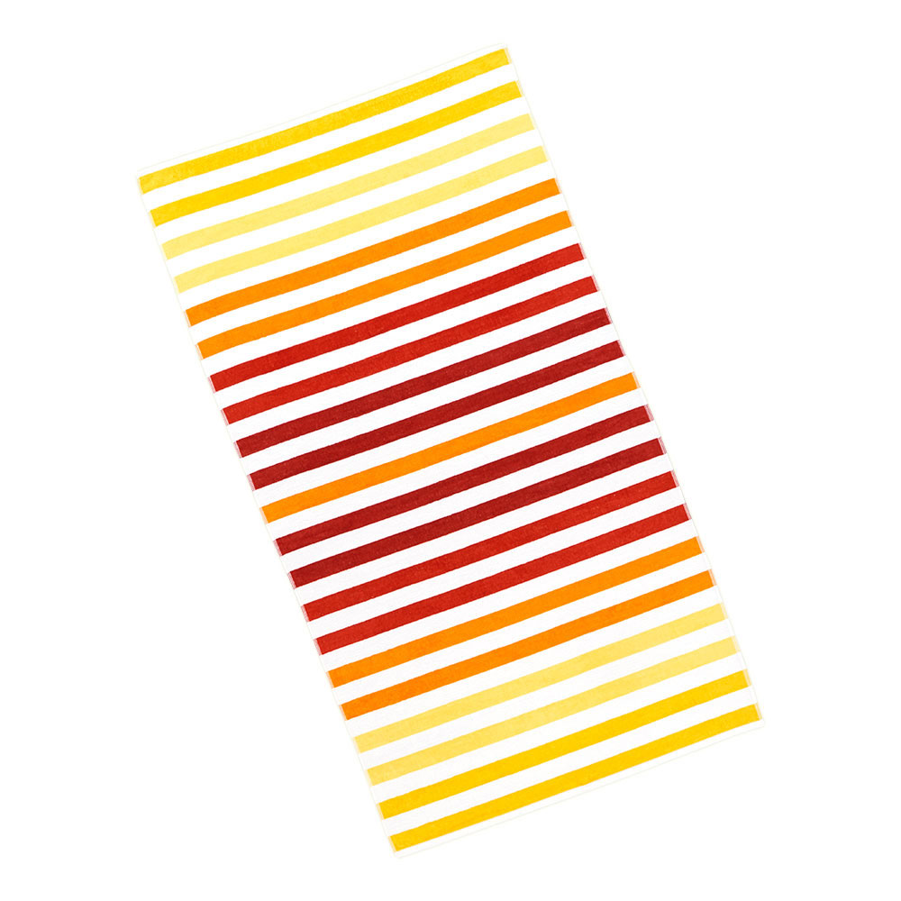 Strandtuch Lines - Magenta, Größe: 90 x 160 cm