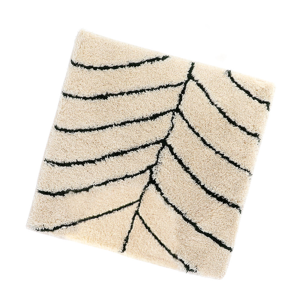 Bidet Vorleger Blatt - Gras, Größe: 50 x 50 cm