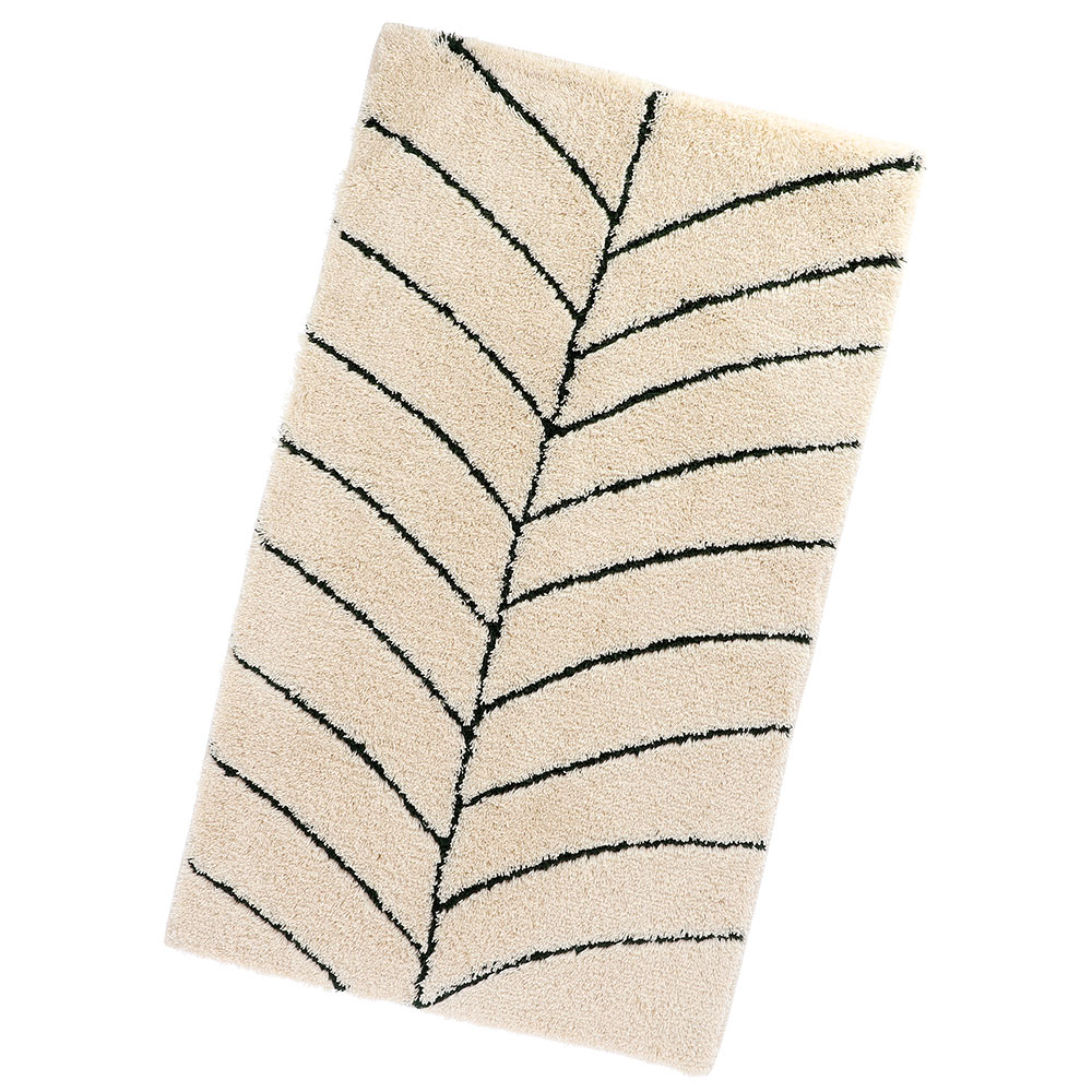 Badematte Blatt - Gras, Größe: 60 x 100 cm