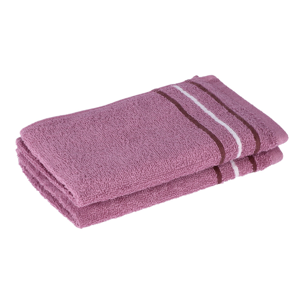 Gästetuch 2er Set - Lila, Größe: 30 x 50 cm