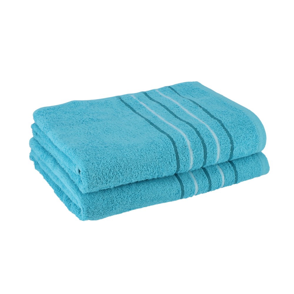 Duschtuch Sandra - Hell Blau, Größe: 70 x 130 cm