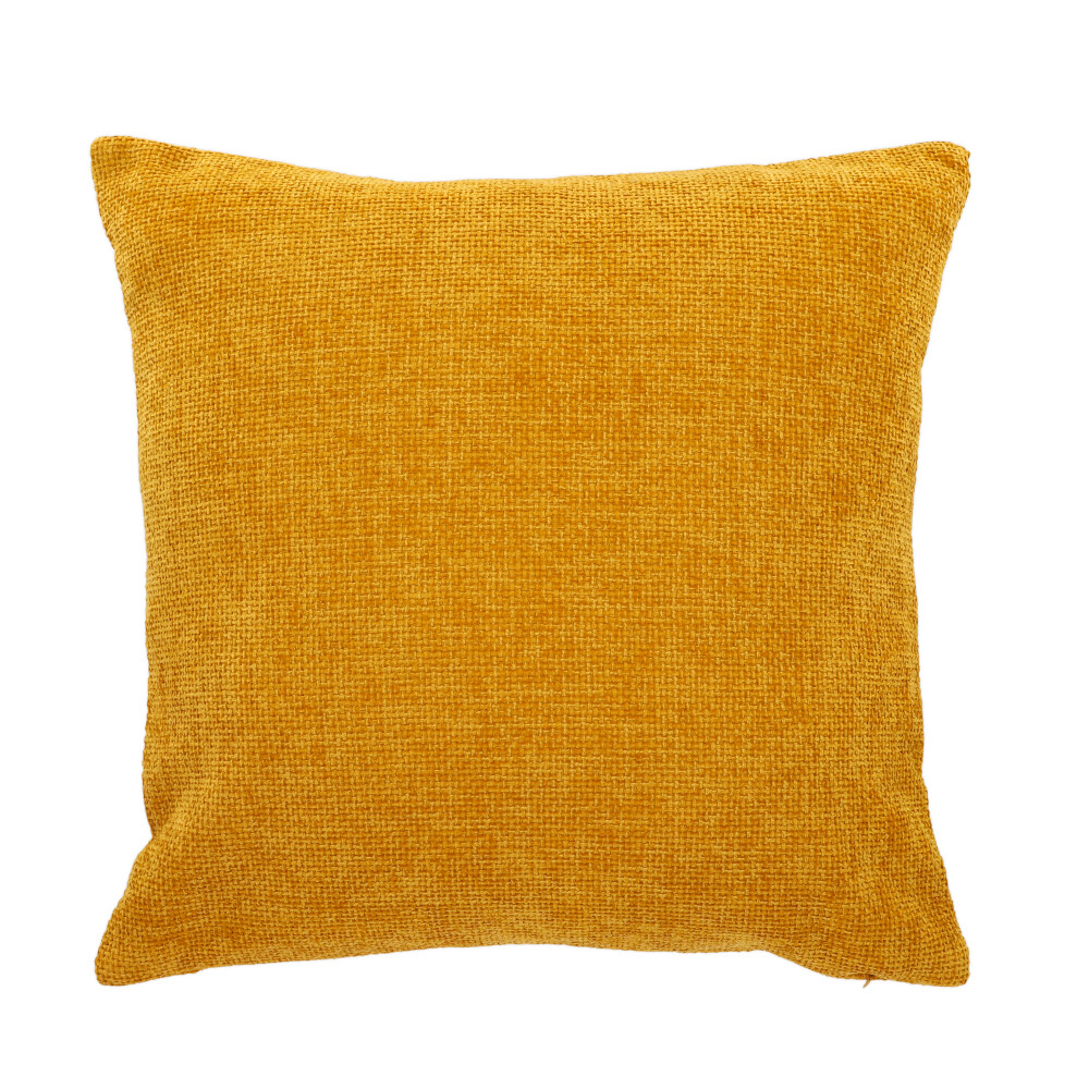 Zierkissenhülle ohne Füllung - Senf, Größe: 45 x 45 cm