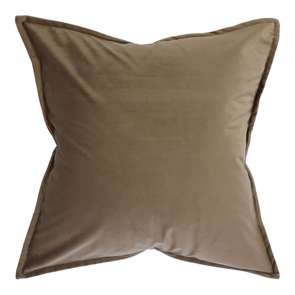 Zierkissenhülle ohne Füllung - DUNKEL SAND, Größe: 45 x 45 cm
