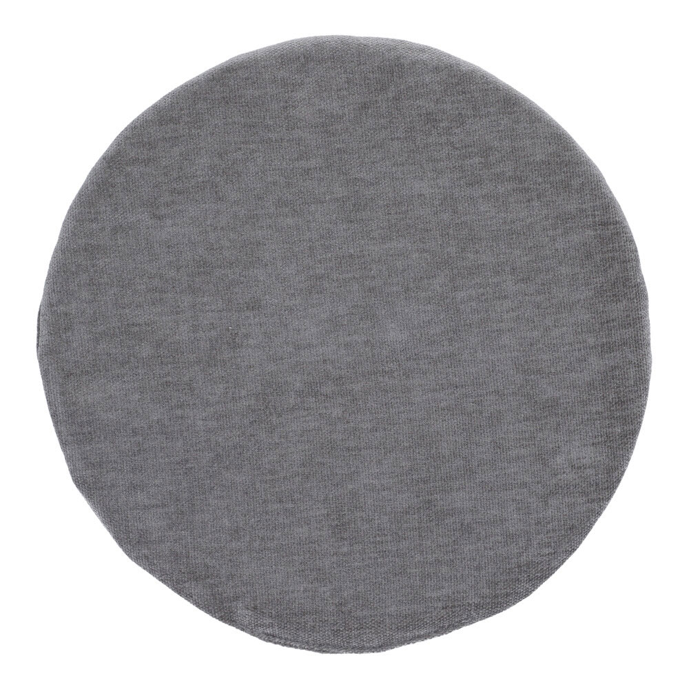 REITER Sitzkissen "Chenille" - Telegrau, Rund: 38 x 38 cm