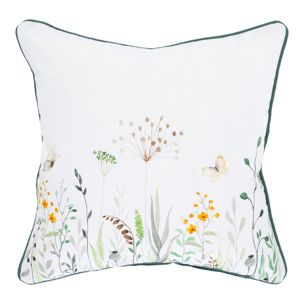 Zierkissenhülle ohne Füllung - Resedagrün, Größe: 45 x 45 cm