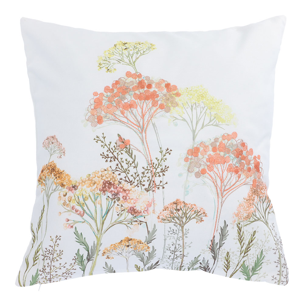 Zierkissenhülle ohne Füllung - Mittel Lachs, Größe: 45 x 45 cm