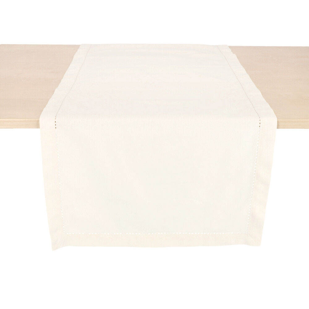 REITER Bio-Tischläufer Natural - Sand, Größe: 40 x 140 cm
