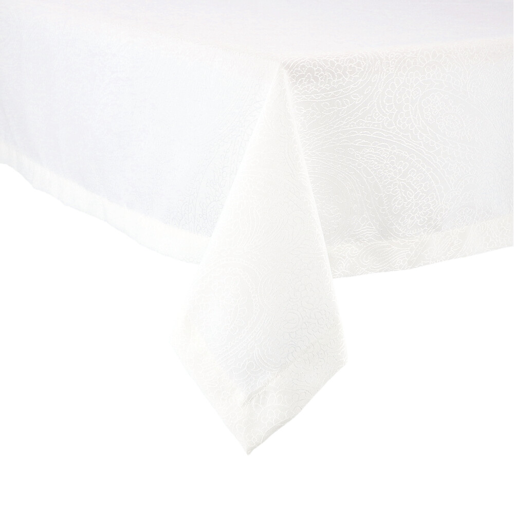 REITER Tischdecke Paisley - Weiß, Größe: 150 x 250 cm