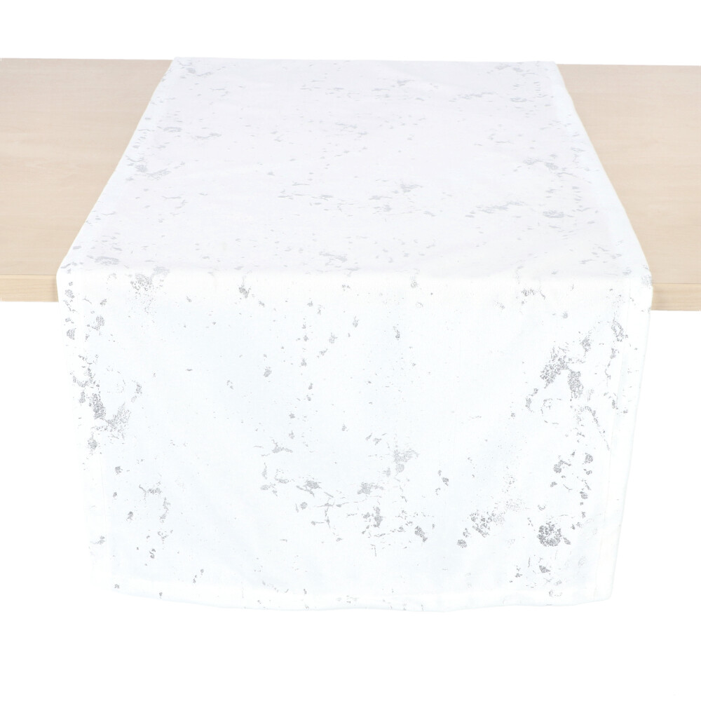 REITER Tischläufer - Weiß, Größe: 40 x 140 cm
