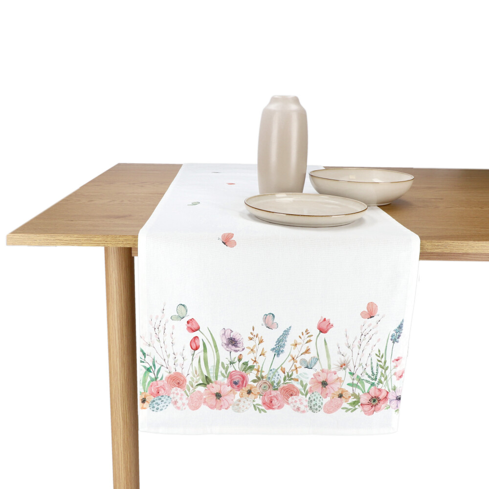 REITER Tischläufer - Rosagelb, Größe: 40 x 140 cm