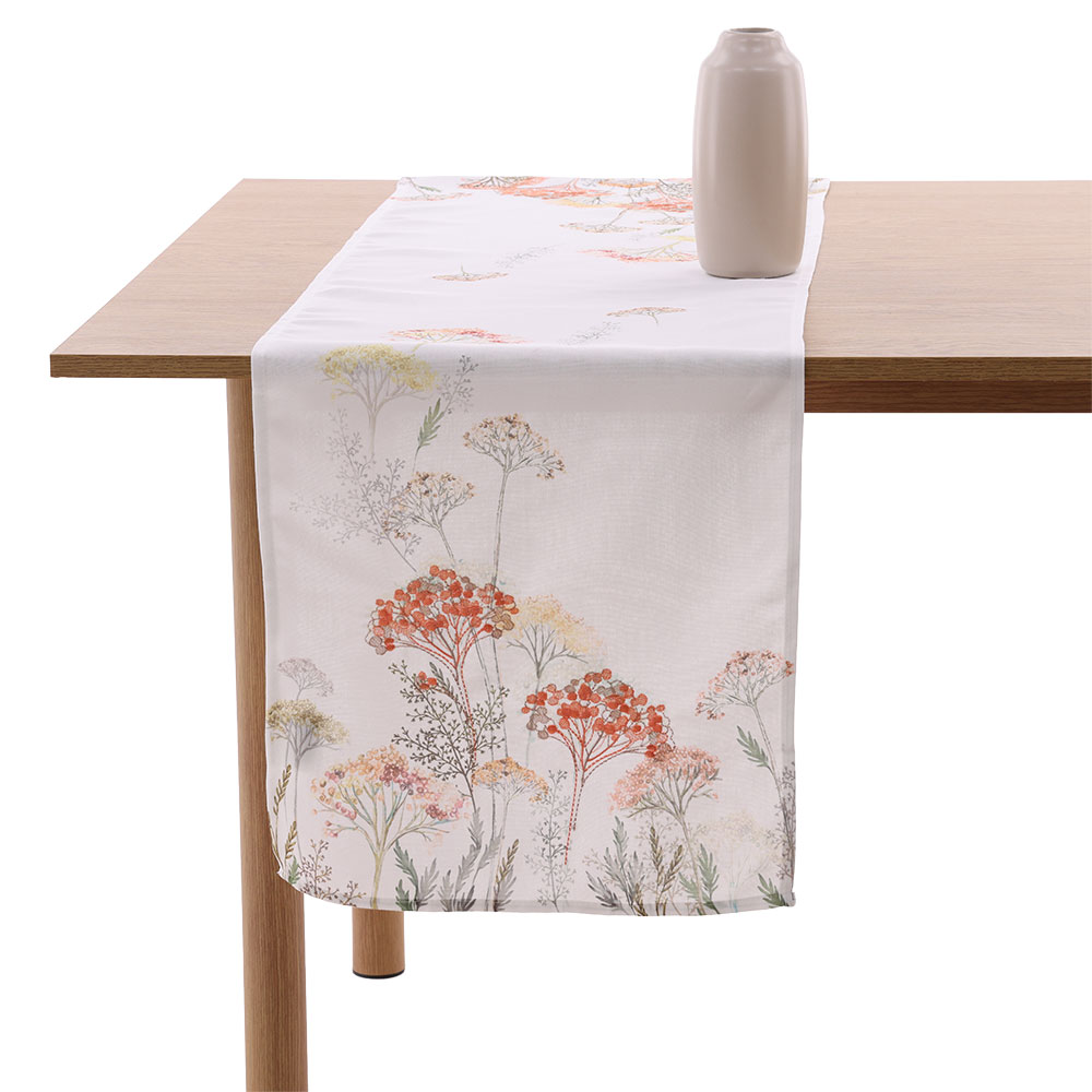 Tischläufer "Yarrow" - Mittel Lachs, Größe: 40 x 140 cm