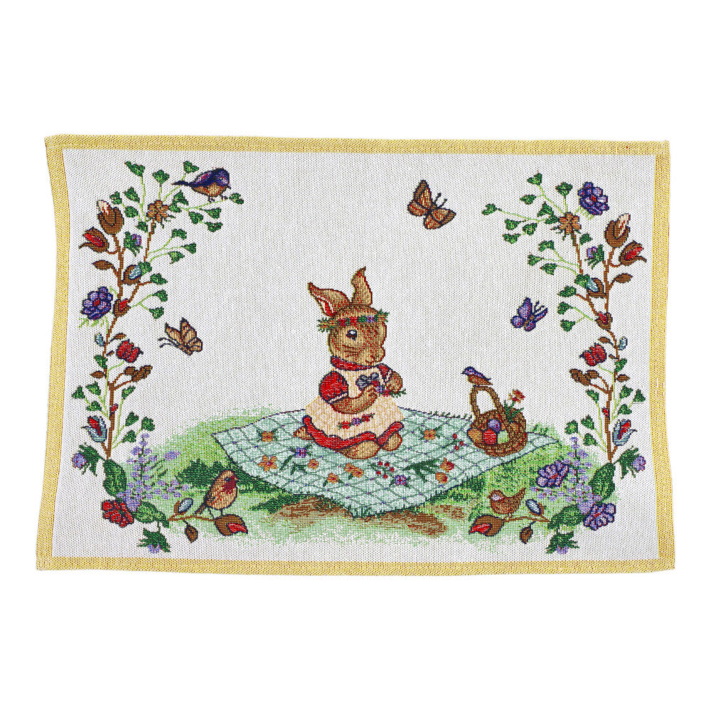 REITER Tischset Gobelin - Gelbbeige, Größe: 32 x 48 cm