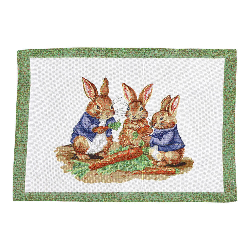 REITER Tischset Gobelin - Hell Beige, Größe: 32 x 48 cm
