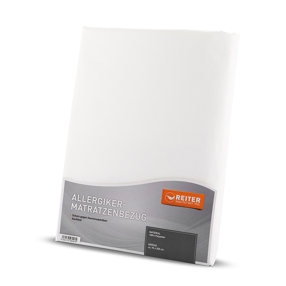 Allergiker Matratzenbezug - Weiß, Größe: 90 x 200 cm